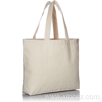 Plain off white reusable shopping tote bags